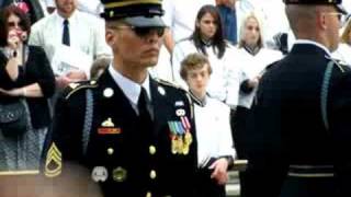 May 2008 Changing of the Guard  Tomb of the Unknown Soldier [upl. by Fevre]