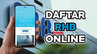 Cara Daftar RHB Online [upl. by Phenice]