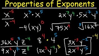 Properties of Exponents  Algebra 2 [upl. by Ralf]