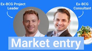 Market entry consulting case interview w two exBCG consultants [upl. by Nahij]