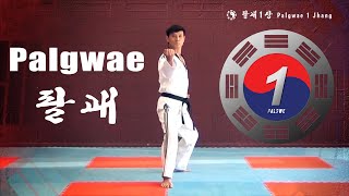 🥋 PALGWE 1 Jang Step by Step Explanation  WT Taekwondo Poomsae  품새 팔괘 1 장  TaekwonWoo [upl. by Mikel484]