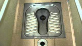 真空廁所 Sanivac Vacuum toilet flush  Lung Yue Road Tsing Lung Tau Hong Kong [upl. by Crosse]