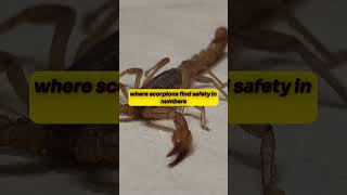 Scorpions Secret Communal Nesting facts wildlife venomousfacts scorpion [upl. by Renba]