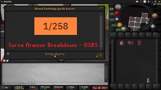 Torva Armour Breakdown  OSRS [upl. by Fleck]