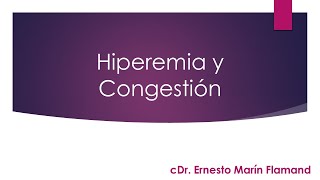 Hiperemia y congestión [upl. by Urina]