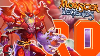 DIABOLUS THE HELLBRINGER LEVEL 100  FIRE AND MAGIC DENIER  MONSTER REVIEW  MONSTER LEGENDS [upl. by Htebizile864]