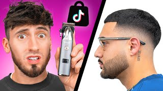 I BOUGHT THE CHEAPEST BARBER KIT FROM TIKTOK SHOP [upl. by Nata307]