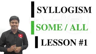 SYLLOGISM LESSON1 SOMEALL [upl. by Pohsib]