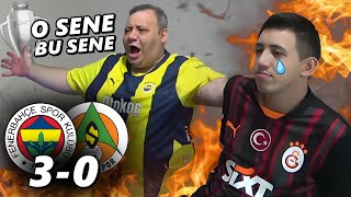 FENER 3 ATTI BABAM BU SENE ŞAMPİYONUZ DEDİ  Fenerbahçe 30 Alanyaspor [upl. by Hairahcez]