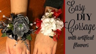 How to make a wrist corsage [upl. by Laerdna]