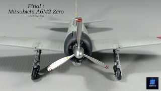 Le Final du Mitsubichi A6M2 148 Tamiya [upl. by Llertnod]