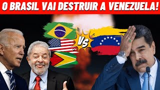 SIMULAÇÃO Brasil e Estados Unidos VS Venezuela na Guiana Essequibo [upl. by Cristie]