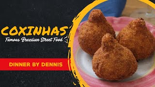 Coxinhas Recipe  Famous Brazilian Street Food [upl. by Mays]