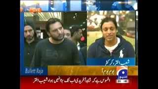 Shahid Afridi vs Shoaib Akhtar  BIG Media FIGHT [upl. by Megdal]