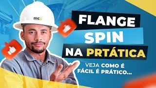 FLANGEADOR SPIN NA PRÁTICA VEJA COMO É FÁCIL FAZER O FLANGE mczservicosespecializados [upl. by Hassin]