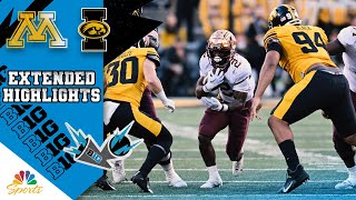 Minnesota vs Iowa  EXTENDED HIGHLIGHTS  10212023  NBC Sports [upl. by Rida]