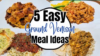 Ground Venison Recipes  Venison Cooking for Beginners  Simple and Tasty Venison Meal Ideas [upl. by Affra]