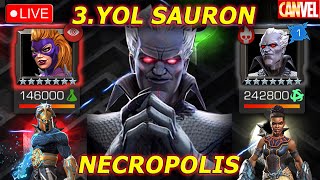 🔴 NECROPOLIS 3YOL SAURON VE SÖRFÇÜ YOLU  AEGON R6   MCOC [upl. by Aldous328]