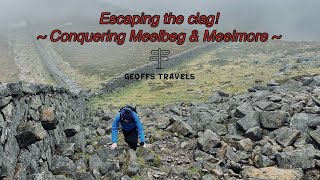 Hiking in the Mournes  Slieve Meelbeg Slieve Meelmore  Bad weather [upl. by Scotney412]