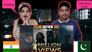 Indian Reaction On  Peshawar Zalmi Anthem 2021  Kingdom By Abdullha Siddiqui Ft Altamash By Tcl [upl. by Venator]