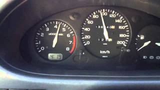 Acceleration Nissan micra k11 13 super s 75hp [upl. by Jotham]