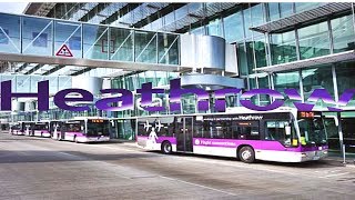 LHR Connecting at Heathrow Terminal 5 to 3 Bus Transfer [upl. by Trebla300]