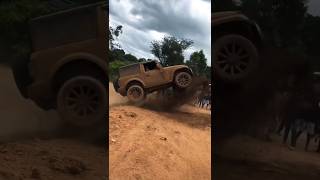 Thar vs Tesla Truck water 💦 Offroading Test 🤷🥵😱 shortsfeed shorts youtubeshorts [upl. by Enttirb55]