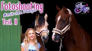 Lia amp Alfi  Fotoshooting mit den Ponys  Teil2 [upl. by Anahtor]