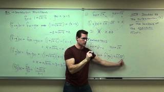 Calculus 1 Lecture 04 Combining and Composition of Functions [upl. by Ayahc]