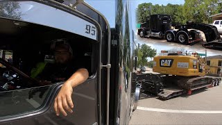 best sounding kenworth Straight pipes and loud jake brake CAT power [upl. by Doscher998]