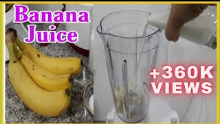 Banana Juice Homemade [upl. by Rellim]