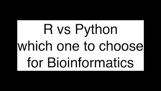 Mastering Bioinformatics R vs Python Comparison [upl. by Aihsirt828]