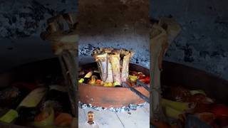 Video For True Meat Lovers  Cooking Meat In The Bone Like Real Savages shorts food cooking [upl. by Agatha]