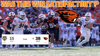 Are Oregon State Fans Satisfied With The Beavers 3815 Win Over Idaho State  Dirt amp Sprague [upl. by Ymac260]