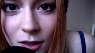 ASMR Closeup Whisper in Finnish whisperingmouth sounds [upl. by Lladnyk]