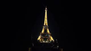 Eiffel Tower Light Show Champ de Mars  July 2018 [upl. by Paine]