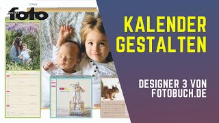 Fotokalender gestalten – mit Familienplaner  Neue Funktionen der fotobuchdeSoftware [upl. by Sulrac]