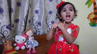 Mahabharat Song by little Pragya [upl. by Nibbs]