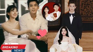 Zhao Lusi and Leo Wus Surprise Marriage Makes Headlines Wedding Tops April Searches [upl. by Ylus]