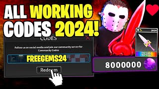 NEW ALL WORKING CODES FOR SURVIVE THE KILLER IN 2024 ROBLOX SURVIVE THE KILLER CODES [upl. by Notgnilra803]