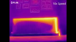 Thermal Video of a Working Radiator [upl. by Rehtae203]