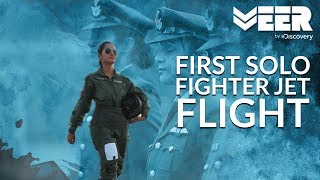 Women Fighter Pilots E1P5  First Solo Flight in Fighter Aircraft  Veer by Discovery [upl. by Morrell]