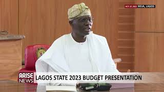 LAGOS STATE 2023 BUDGET PRESENTATION [upl. by Felike]