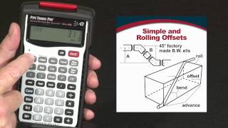 How to Calculate Simple and Rolling Offsets  Pipe Trades Pro [upl. by Zeidman]