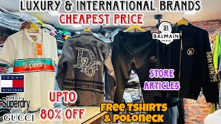 International amp Luxury Brands  Upto 80 Off  PoloneckShirts  Branded Clothes In Mumbai [upl. by Geraint]