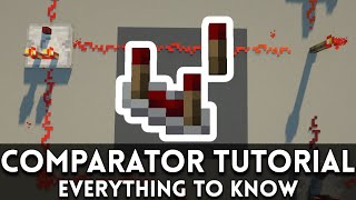 Minecraft Comparator Tutorial  Everything To Know [upl. by Ayvid]