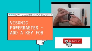 Add a keyfob to a Visonic Powermaster alarm [upl. by Erdnua]