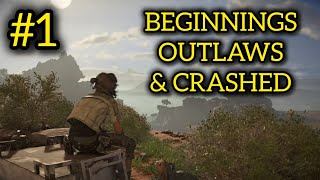 Star Wars Outlaws  Walkthrough pt1 Missions Beginnings Outlaws amp Crashed  No Commentary [upl. by Peper]