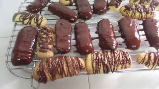 BISCOITOS COM COBERTURA DE CHOCOLATE  RECEITAS DA ISA AÇOREANA [upl. by Aseuqram]