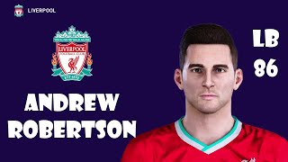 Andrew Robertson eFootball PES Face Build Stats [upl. by Lsil253]